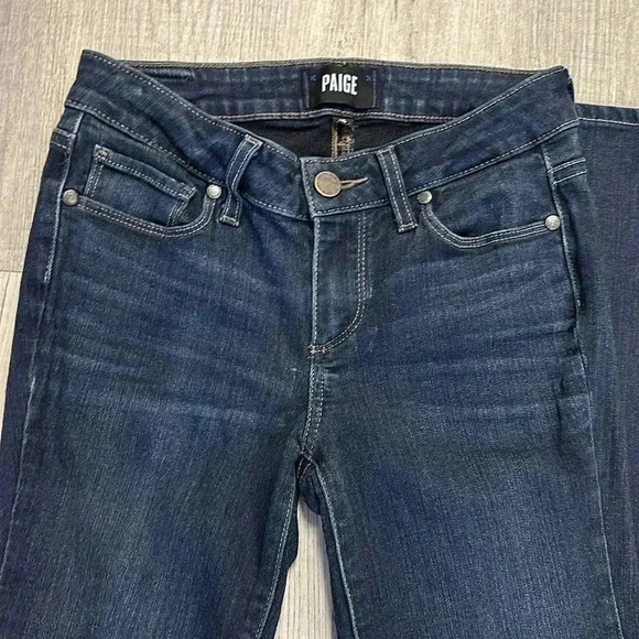 PAIGE - Verdugo  Ankle Ultra Skinny dark wash Ellora Size 25 - Picture 5 of 7